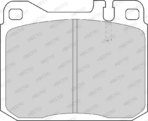 колодки дисковые торм. перед. MB FD4093A NECTO
