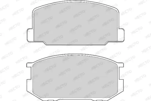 колодки дисковые торм. перед. Toyo FD6703A NECTO