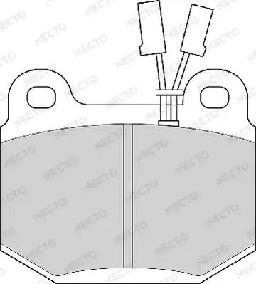 колодки дисковые торм. перед. AR FD466A NECTO