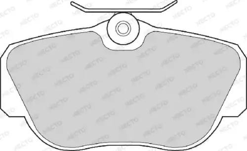 колодки дисковые торм. перед. MB FD6375A NECTO