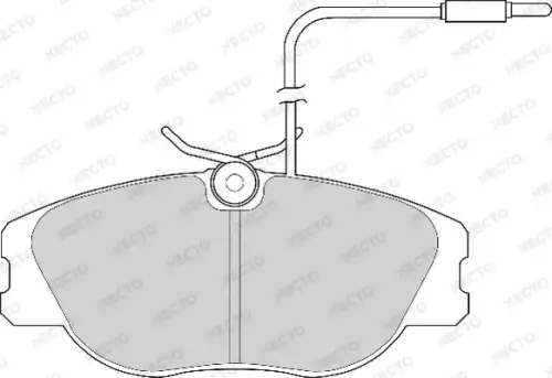 колодки дисковые торм. перед. AR FD6248A NECTO