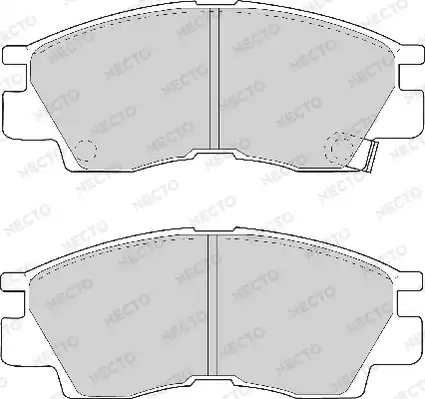 колодки дисковые торм. перед. Mits FD6598A NECTO