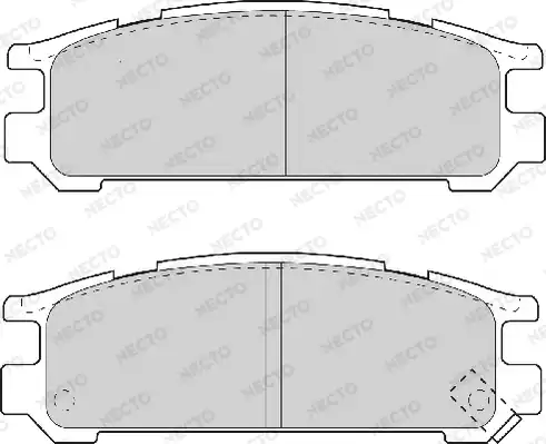 колодки дисковые торм. задн. Sub FD6708A NECTO