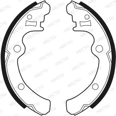 колодки бараб. торм. Sub N1471 NECTO