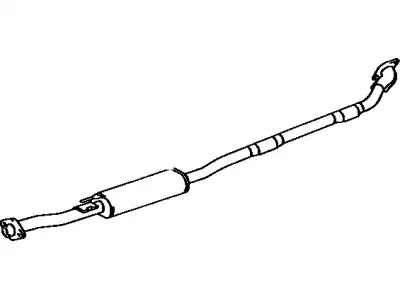 глушитель 17420-62080 TOYOTA / LEXUS