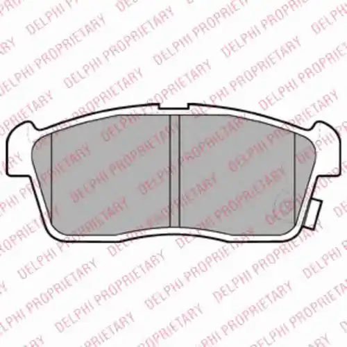 Тормозные колодки дисковые передняя ось DELPHI LP2219