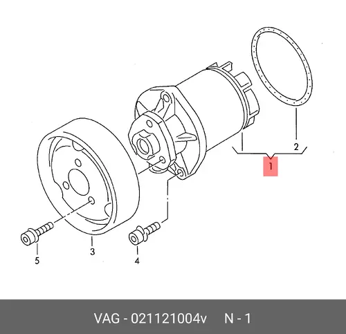 Деталь 021121004V VAG
