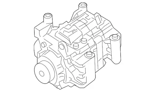 Компрессор, кондиционер BP4S-61-K00 MAZDA