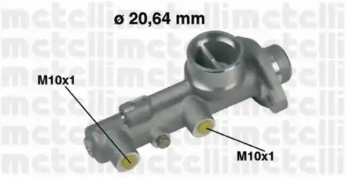 Суппорт тормозной METELLI 05-0209