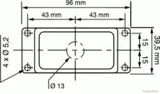Фонарь габаритный HERTH+BUSS 82710029