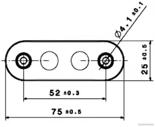 Фонарь габаритный HERTH+BUSS 82710334