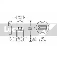 Автолампа LUCAS LLB460