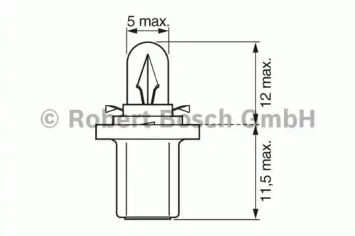 Автолампа BOSCH 1 987 302 256