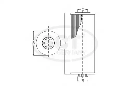Топливный фильтр SCT SC7019P