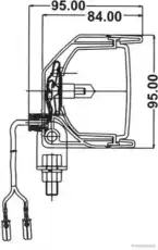 Фара рабочего света HERTH+BUSS 80690205