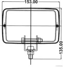 Фара рабочего света HERTH+BUSS 80690206