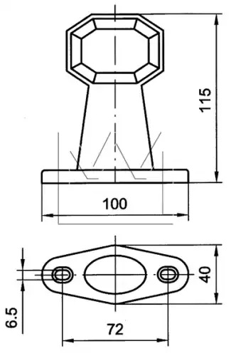Фонарь габаритный MONARK 098 241 247