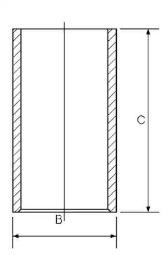 Гильза цилиндра 14-010182-00 GOETZE