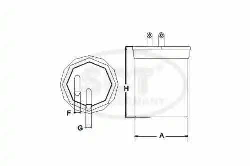 Топливный фильтр SCT ST 6095