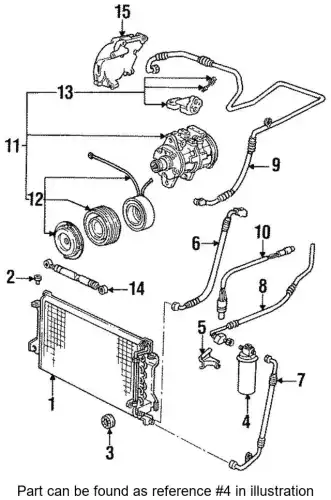 Осушитель кондиционера PORSCHE 944 573 143 00