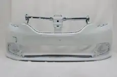 Бампер передний Renault Logan 2 белый, 2014-2018 OEM0149 OEM