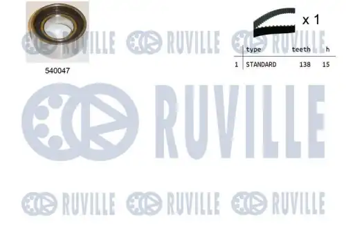Комплект ремня ГРМ 550033 RUVILLE