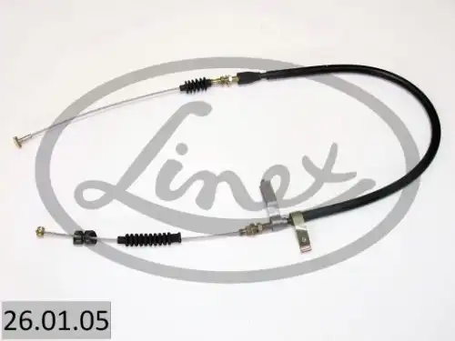 brake cable - left, discs 26.01.05 LINEX