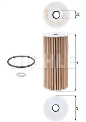 Фильтр масляный KNECHT OX1048D