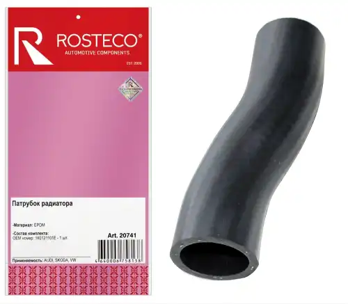 Патрубок радиатора 1K0121101E ROSTECO