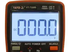 YT73089 Цифровой мультиметр 0-750V + True RMS 'Yato'