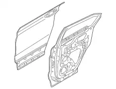 PANEL ASSY.RR DOOR.RH 82100W170P MITSUBISHI