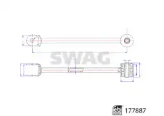 Рычаг подвески SWAG 33 10 7261