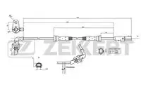 Датчик ABS ZEKKERT SE-6174