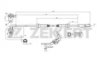 Датчик ABS ZEKKERT SE-6175