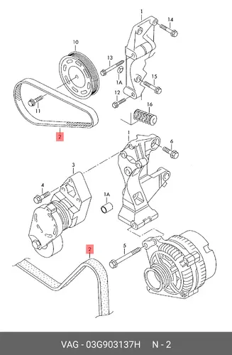 VAG 03G903137H