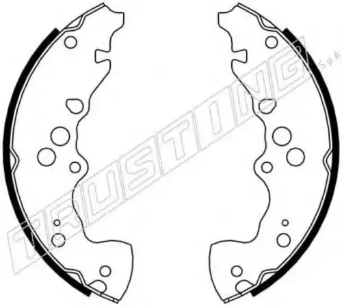 колодки бараб. торм. Suz 111.249 TRUSTING