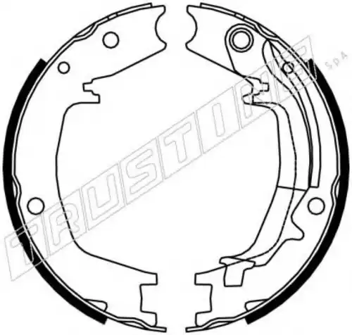 Тормозные колодки барабанные TRUSTING 046.215Y