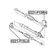 Рулевой наконечник FEBEST 221F15LH