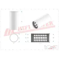 Фильтр воздушный HIFI SA17620