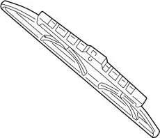 Щетка стеклоочистителя 161955425 VAG