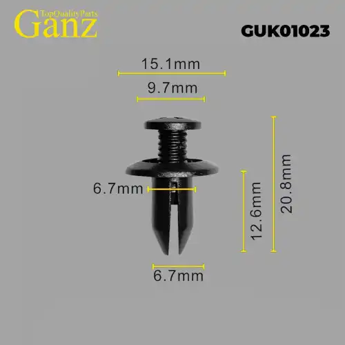 Клипса крепежная GUK01023 GANZ
