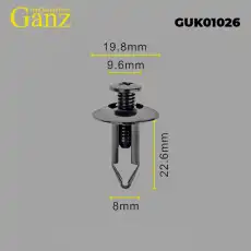 Клипса универсальная GANZ GUK01026