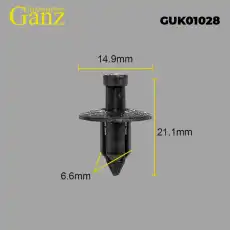 Клипса универсальная GANZ GUK01028