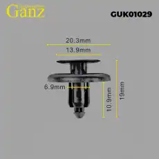 Клипса универсальная GANZ GUK01029