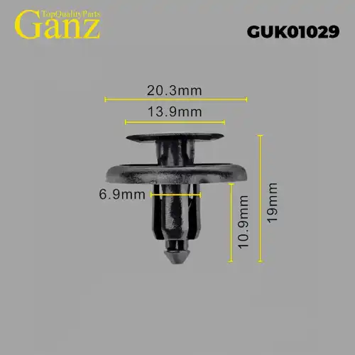 Клипса универсальная GANZ GUK01029