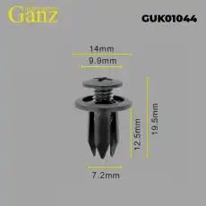 Клипса универсальная GANZ GUK01044