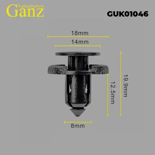 Клипса универсальная GANZ GUK01046