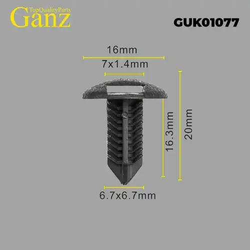 Клипса универсальная GANZ GUK01077