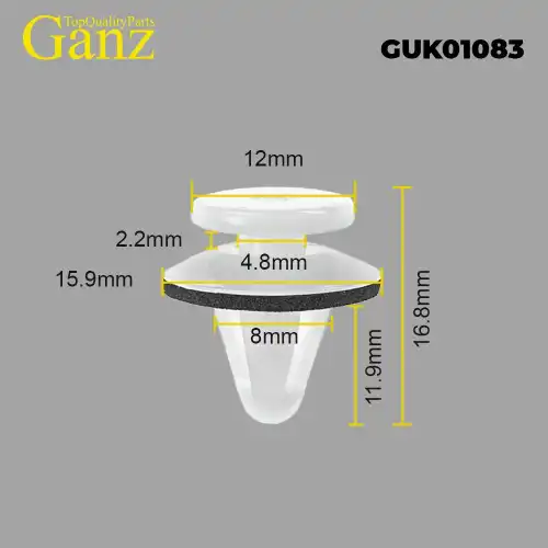 Клипса универсальная GANZ GUK01083