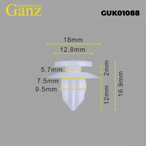 Клипса крепежная GUK01088 GANZ